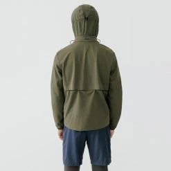 Veste Running Coupe Vent Homme - Wind 500 Khaki -Magasin De Plein Air veste running coupe vent homme wind 500 khaki 2