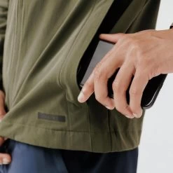 Veste Running Coupe Vent Homme - Wind 500 Khaki -Magasin De Plein Air veste running coupe vent homme wind 500 khaki 8