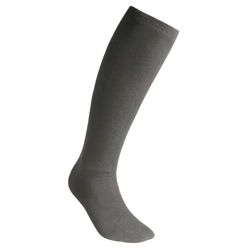 Woolpower Chaussettes En Laine Mérinos Liner Jusqu'au Genou - Gris 1 Woolpower Chaussettes En Laine Mérinos Liner Jusqu'au Genou - Gris
