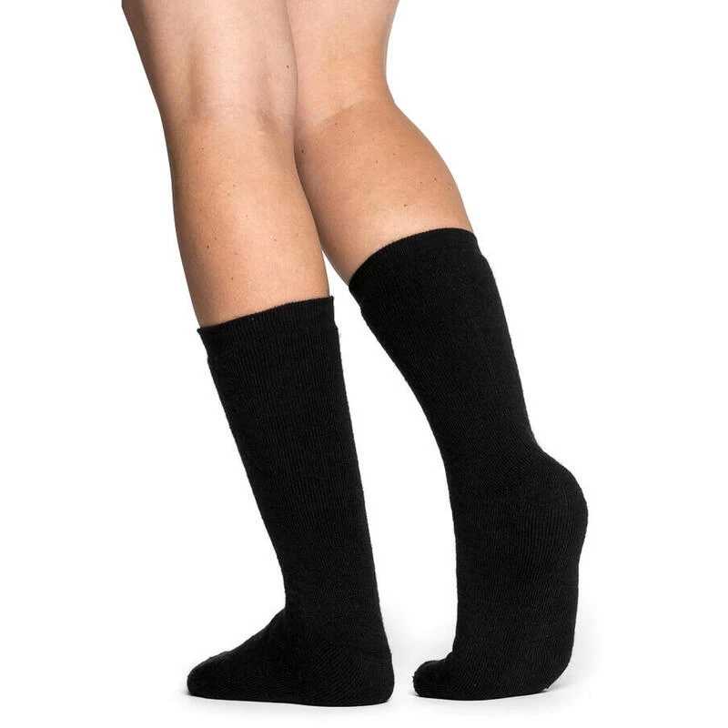 Woolpower Chaussettes Merino Ullfrotté Original 400 - Noir 2 Woolpower Chaussettes Merino Ullfrotté Original 400 - Noir – Image 2